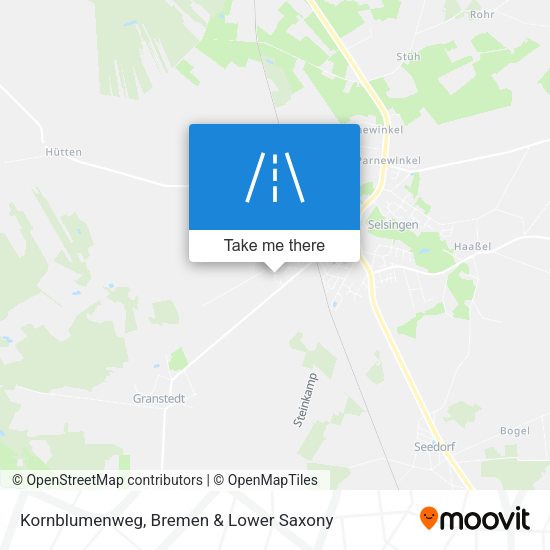 Kornblumenweg map