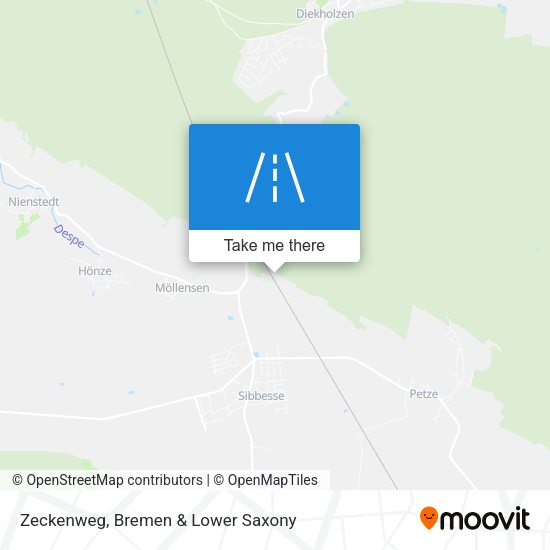 Zeckenweg map