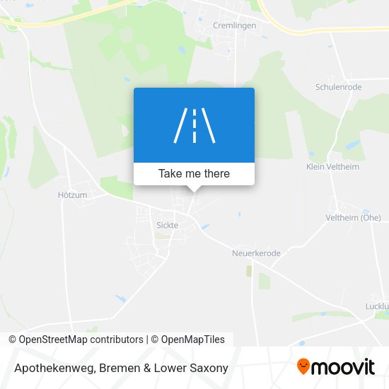 Apothekenweg map