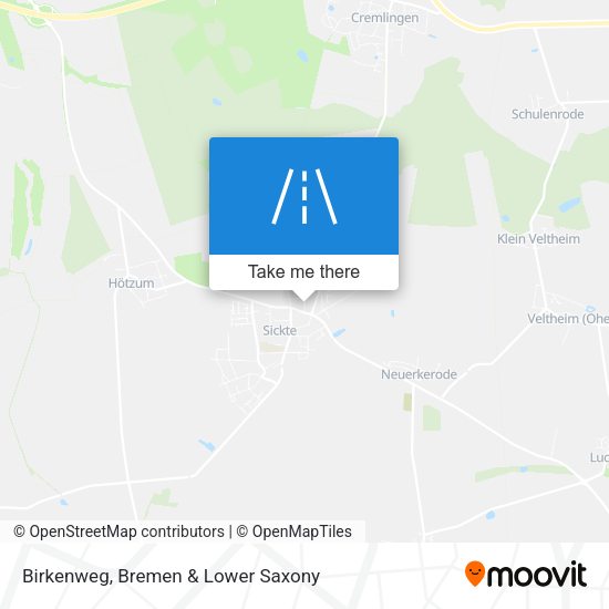Birkenweg map