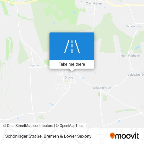 Schöninger Straße map