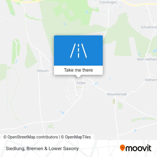 Siedlung map