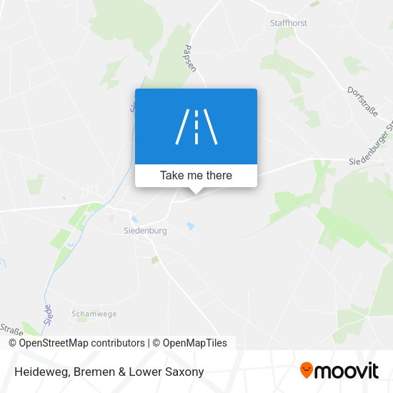 Heideweg map