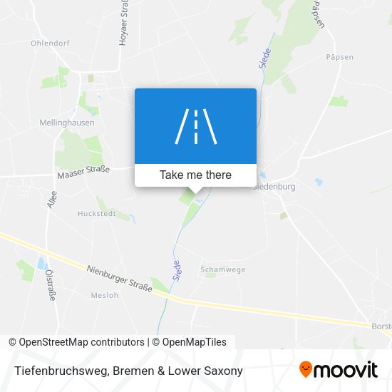 Tiefenbruchsweg map