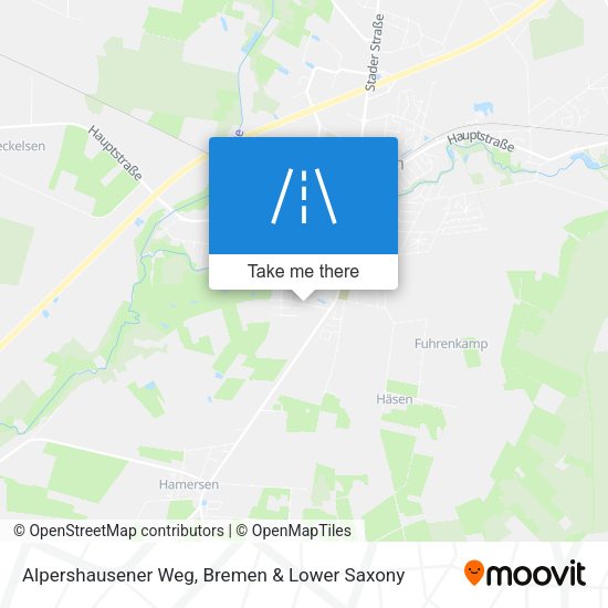 Alpershausener Weg map