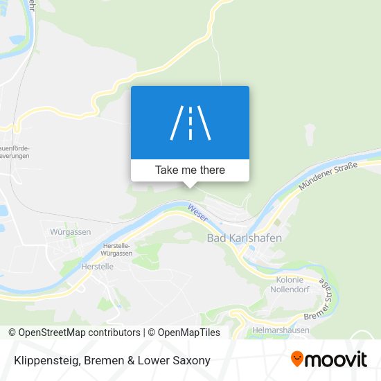 Klippensteig map
