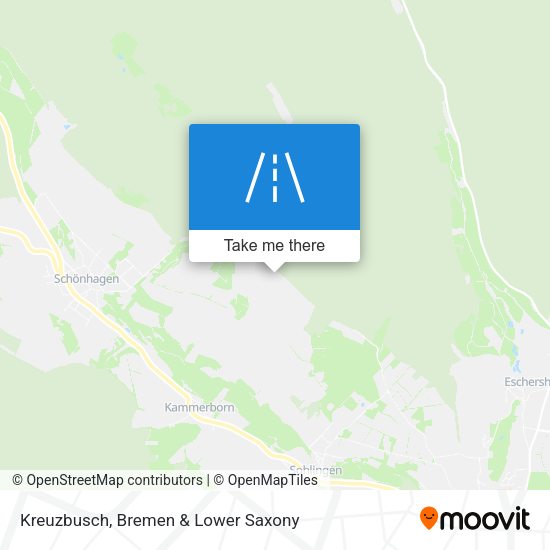 Kreuzbusch map