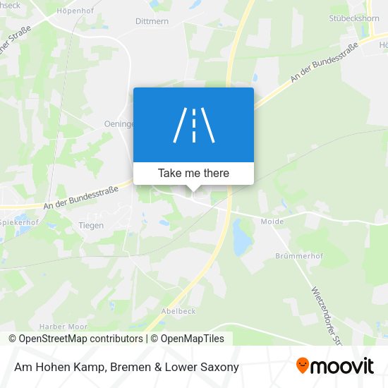 Am Hohen Kamp map