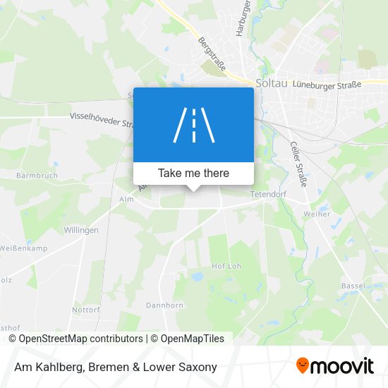 Am Kahlberg map