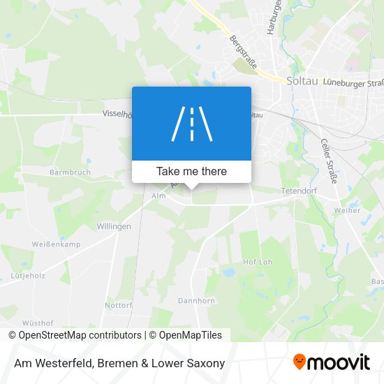 Am Westerfeld map