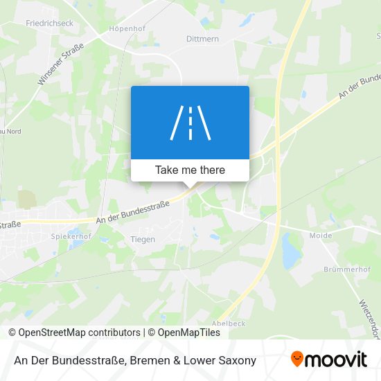 An Der Bundesstraße map