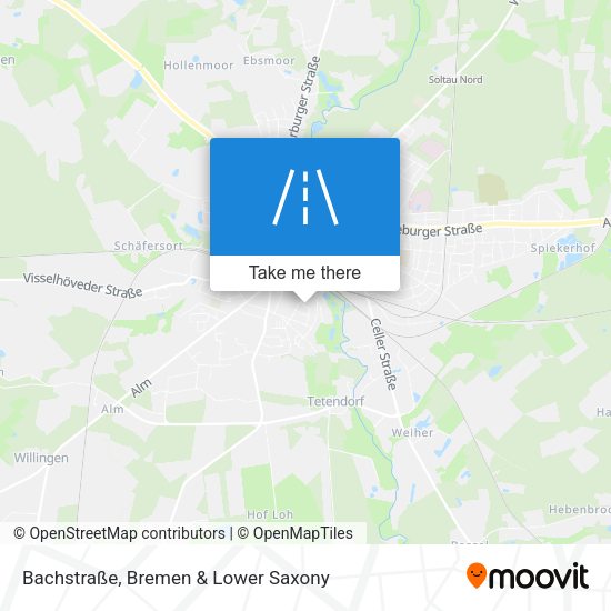 Bachstraße map