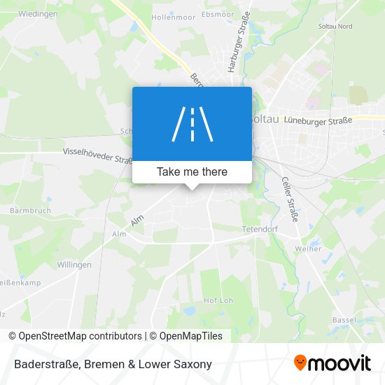 Baderstraße map
