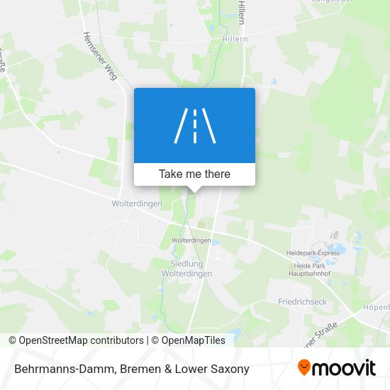 Behrmanns-Damm map