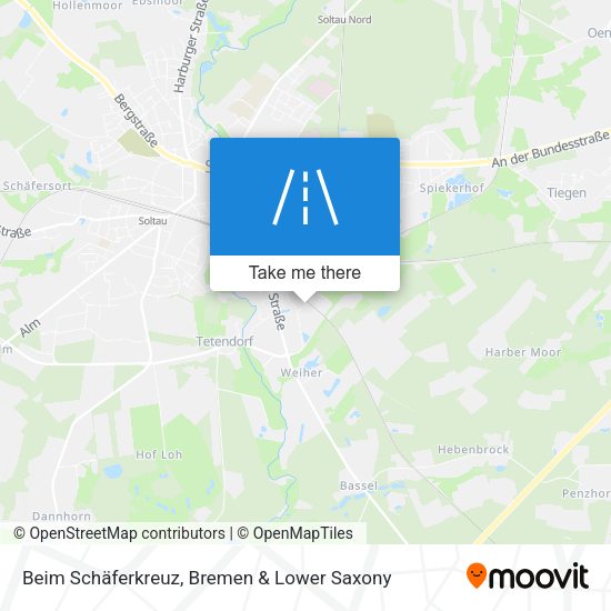Beim Schäferkreuz map