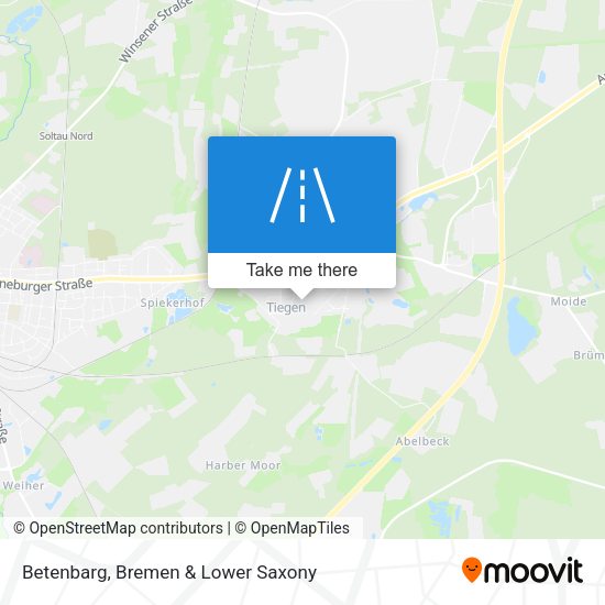Betenbarg map