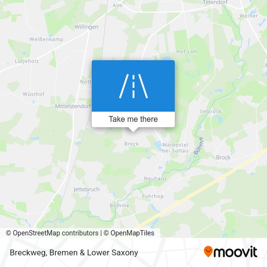 Breckweg map