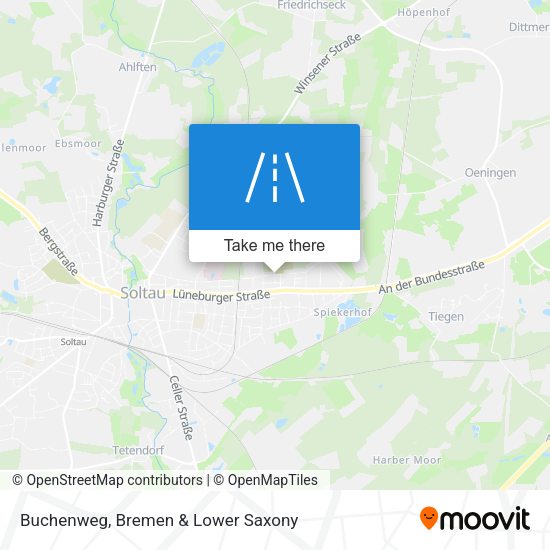 Buchenweg map