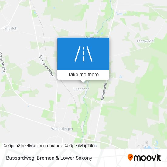 Bussardweg map
