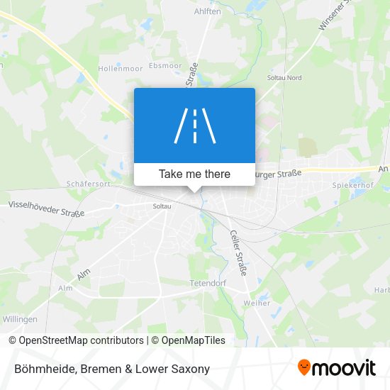 Böhmheide map