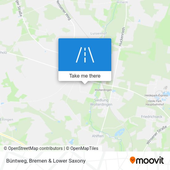 Büntweg map
