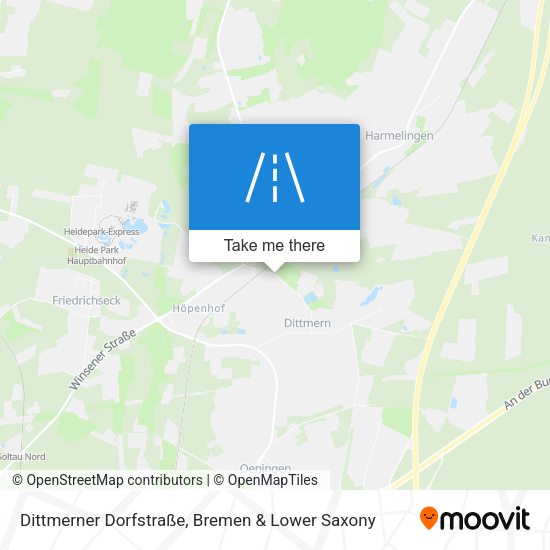 Dittmerner Dorfstraße map
