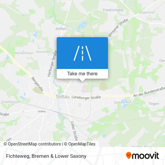 Fichteweg map