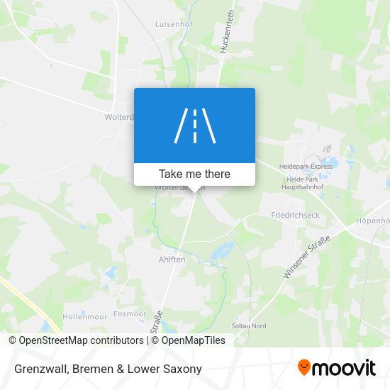 Grenzwall map