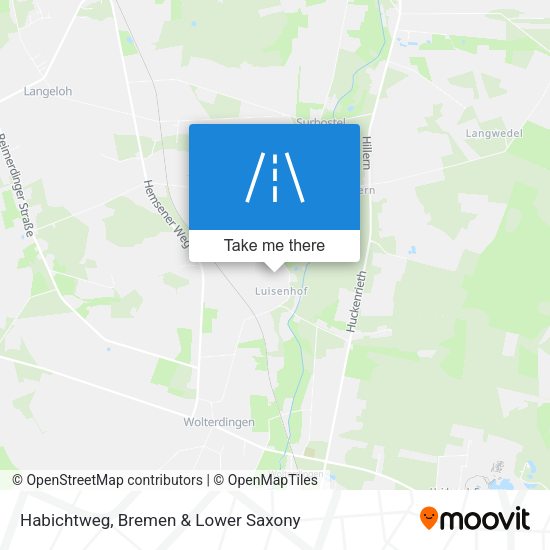 Habichtweg map