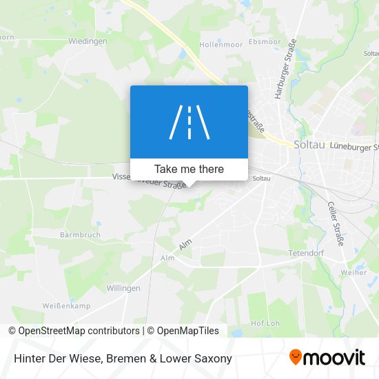 Hinter Der Wiese map