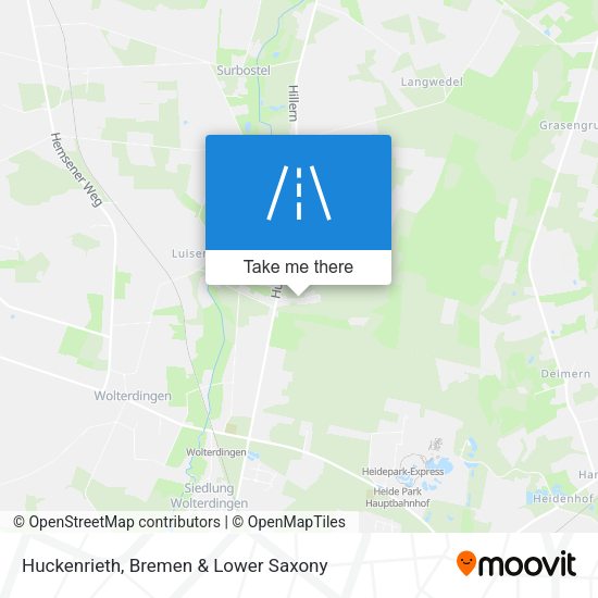 Huckenrieth map