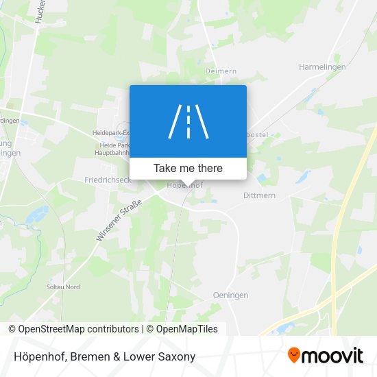 Höpenhof map