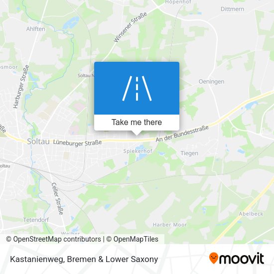 Kastanienweg map
