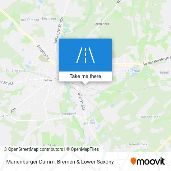 Marienburger Damm map