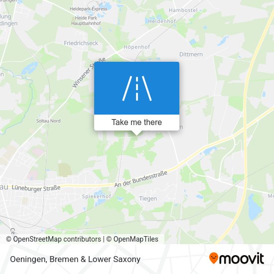 Oeningen map