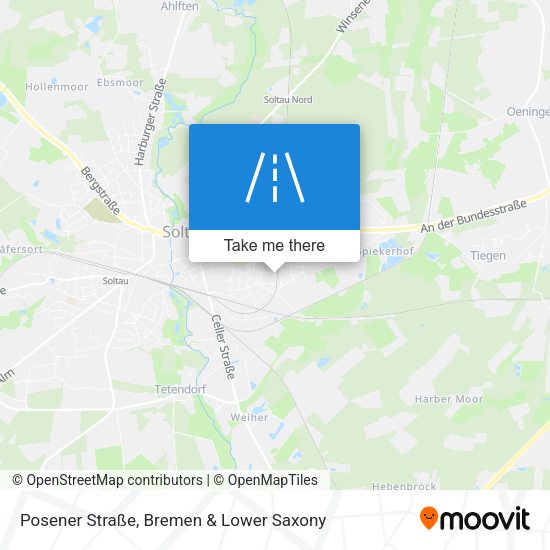 Posener Straße map