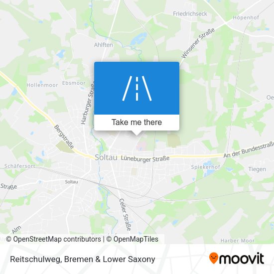 Reitschulweg map