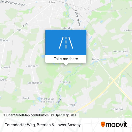 Tetendorfer Weg map
