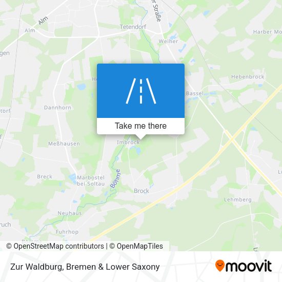 Zur Waldburg map
