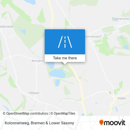 Kolonnenweg map