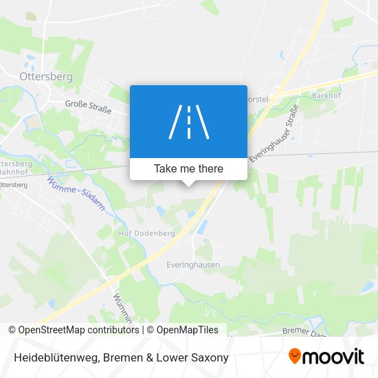 Heideblütenweg map