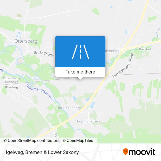 Igelweg map