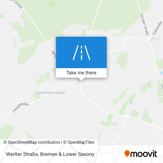 Werlter Straße map
