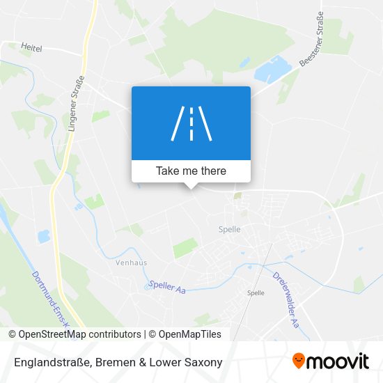 Englandstraße map