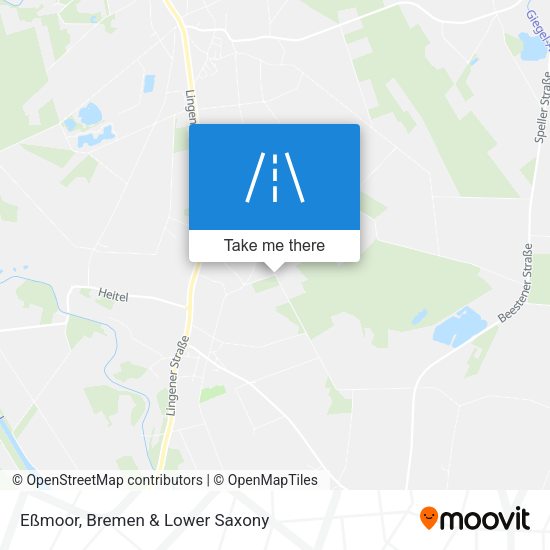 Eßmoor map