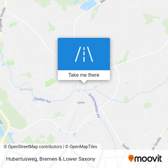 Hubertusweg map