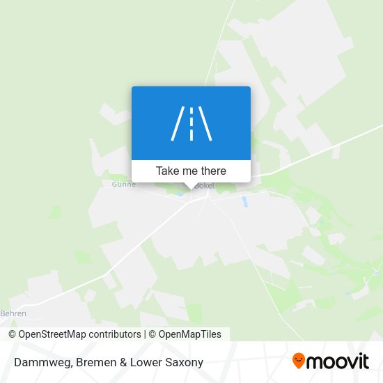 Dammweg map