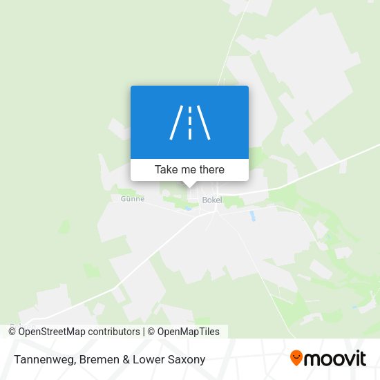Tannenweg map