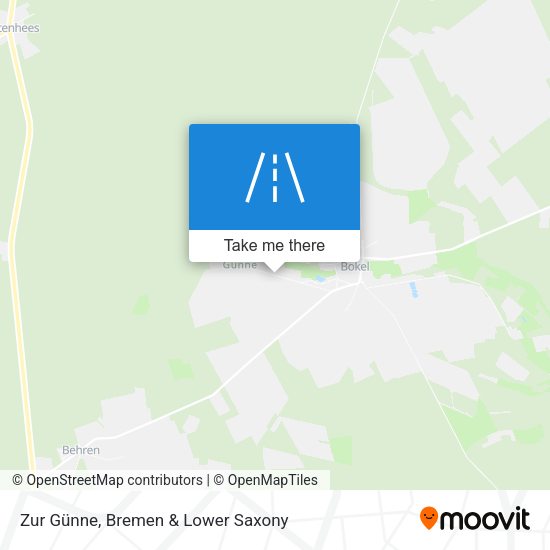 Zur Günne map