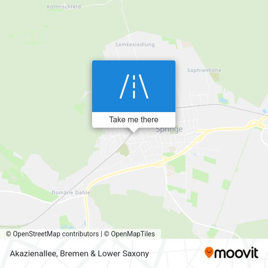 Akazienallee map